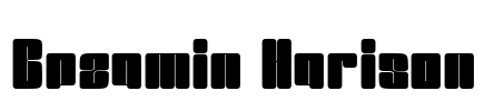 Bezamin Harison Font Image