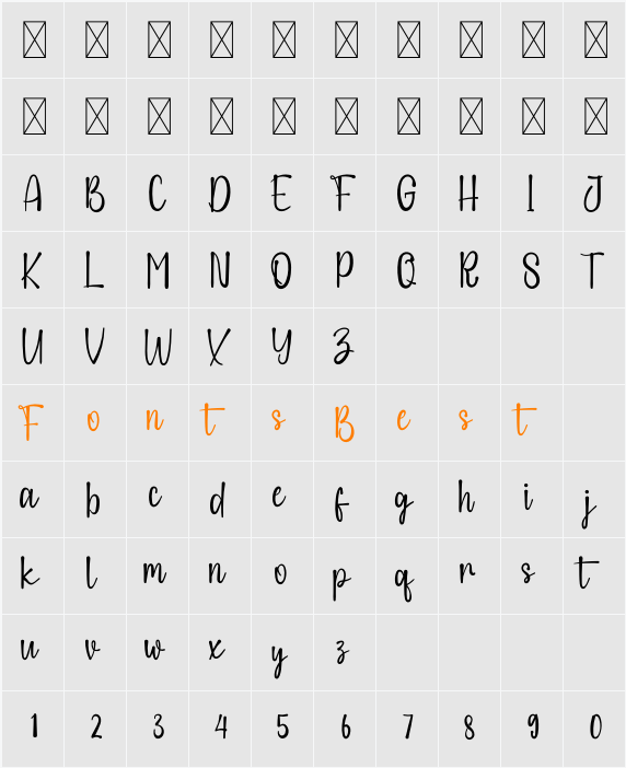 Alliamartha Character Map