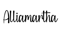 Alliamartha Font Image