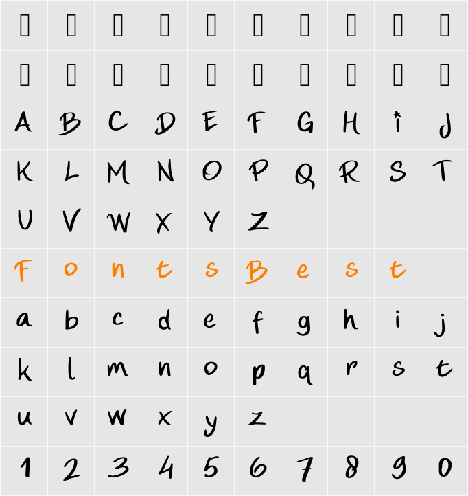 Ahai Character Map
