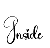 Inside Font Image