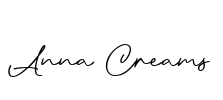 Anna Creams Font Image