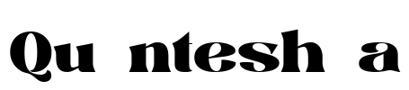 Quinteshia Font Image