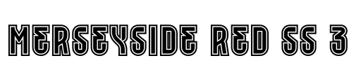 Merseyside Red SS 3 Font Image