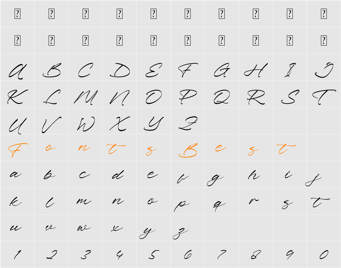 Pharellia Redusha Character Map