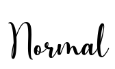 Normal Font Image