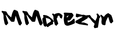 M Morezyn Font Image