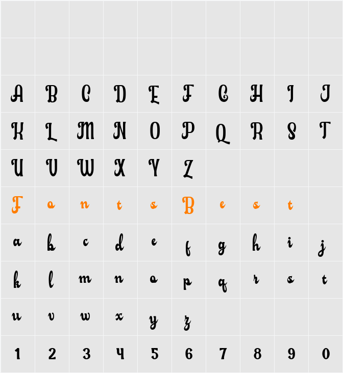 Hakury Character Map