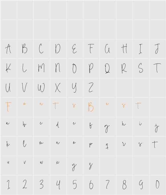 Reading Moments Character Map