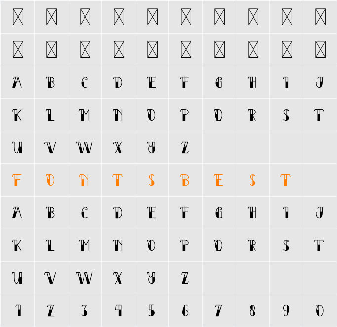 Active Robots Character Map