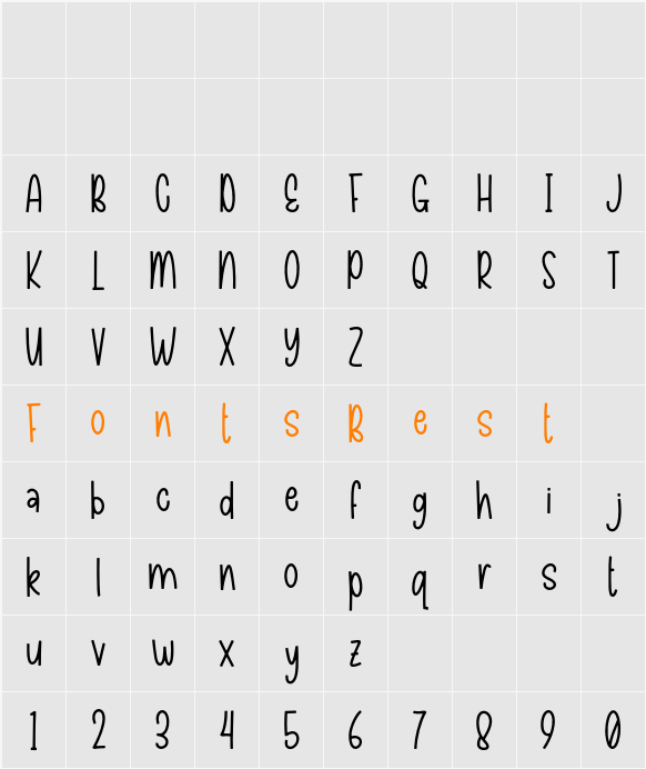 Ganyo Character Map