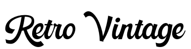 Retro Vintage Font Image