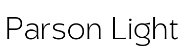 Parson Light Font Image