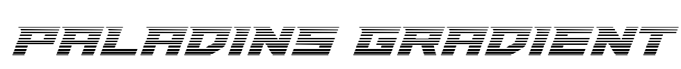 Paladins Gradient Font Image