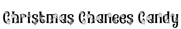 Christmas Chances Candy Font Image