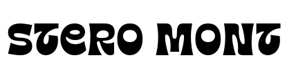 Stero Mont Font Image