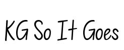 KG So It Goes