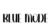 Blue Mode Font Image