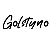 Golstyno Font Image