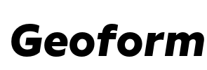 Geoform Font Image