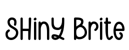 Shiny Brite Font Image