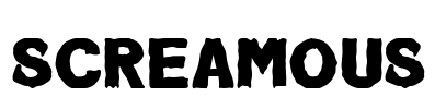 Screamous Font Image