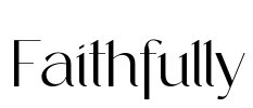 Faithfully Font Image