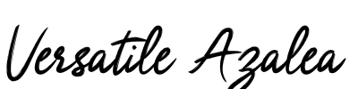 Versatile Azalea Font Image