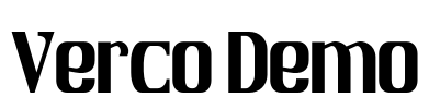 Verco Demo Font Image