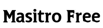 Masitro Free Font Image