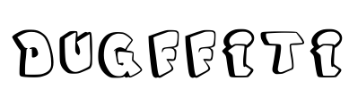 Dugffiti Font Image