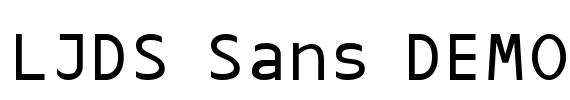 LJDS Sans DEMO Font Image