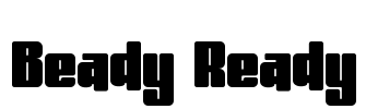 Beady Ready Font Image