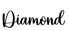 Diamond Font Image