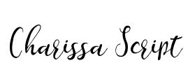 Charissa Script Font Image