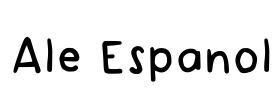 Ale Espanol Font Image