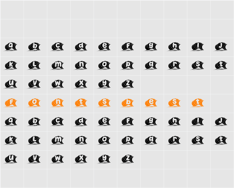 Snake Business Character Map