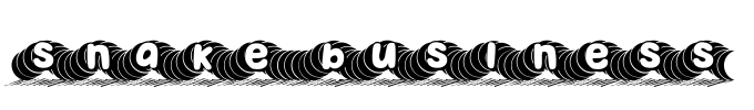 Snake Business Font Image