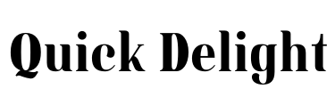 Quick Delight Font Image