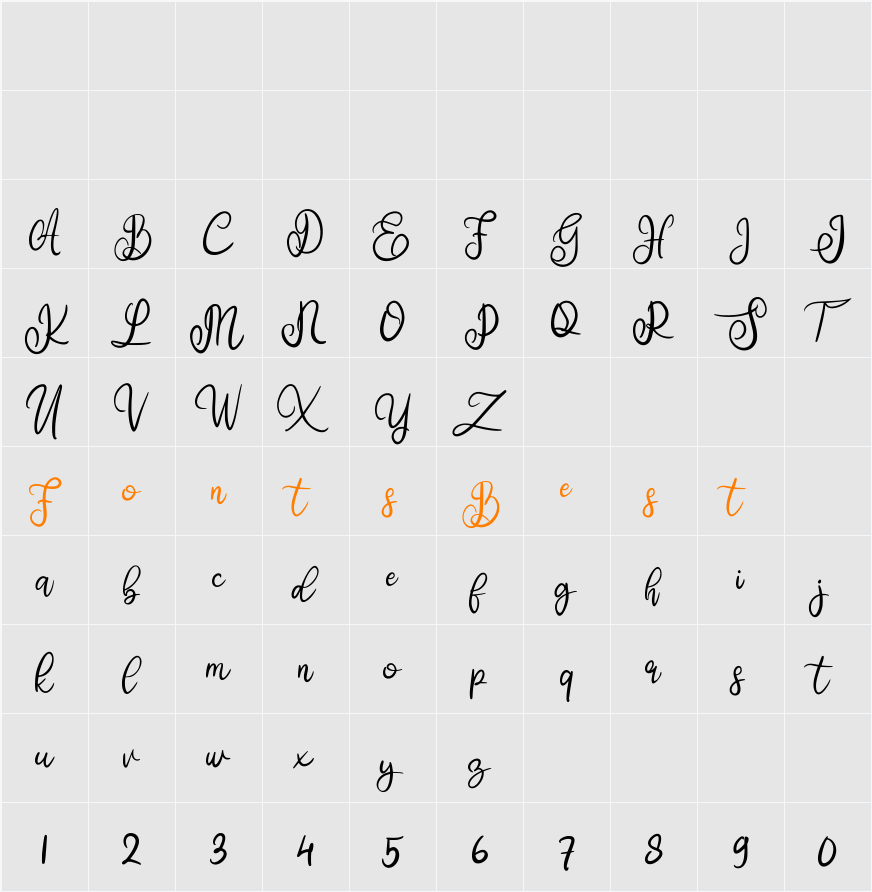 Abila FREE Character Map