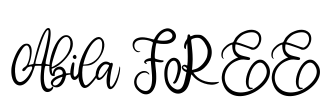 Abila FREE Font Image