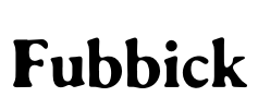 Fubbick Font Image