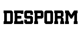 DESPORM Font Image