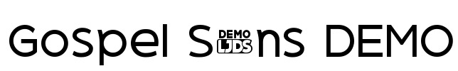 Gospel Sans DEMO Font Image