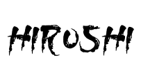 Hiroshi Font Image