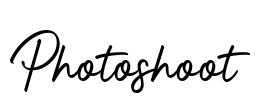 Photoshoot Font Image