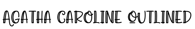 Agatha Caroline Outlined