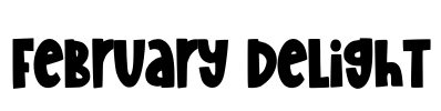 February Delight Font Image
