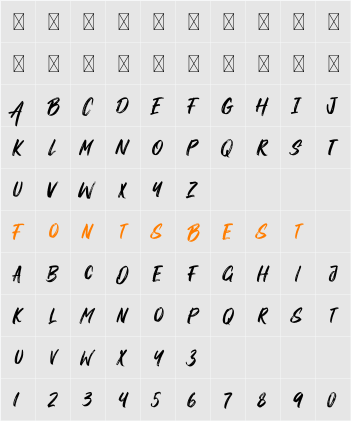 Foreclosure Demo Character Map