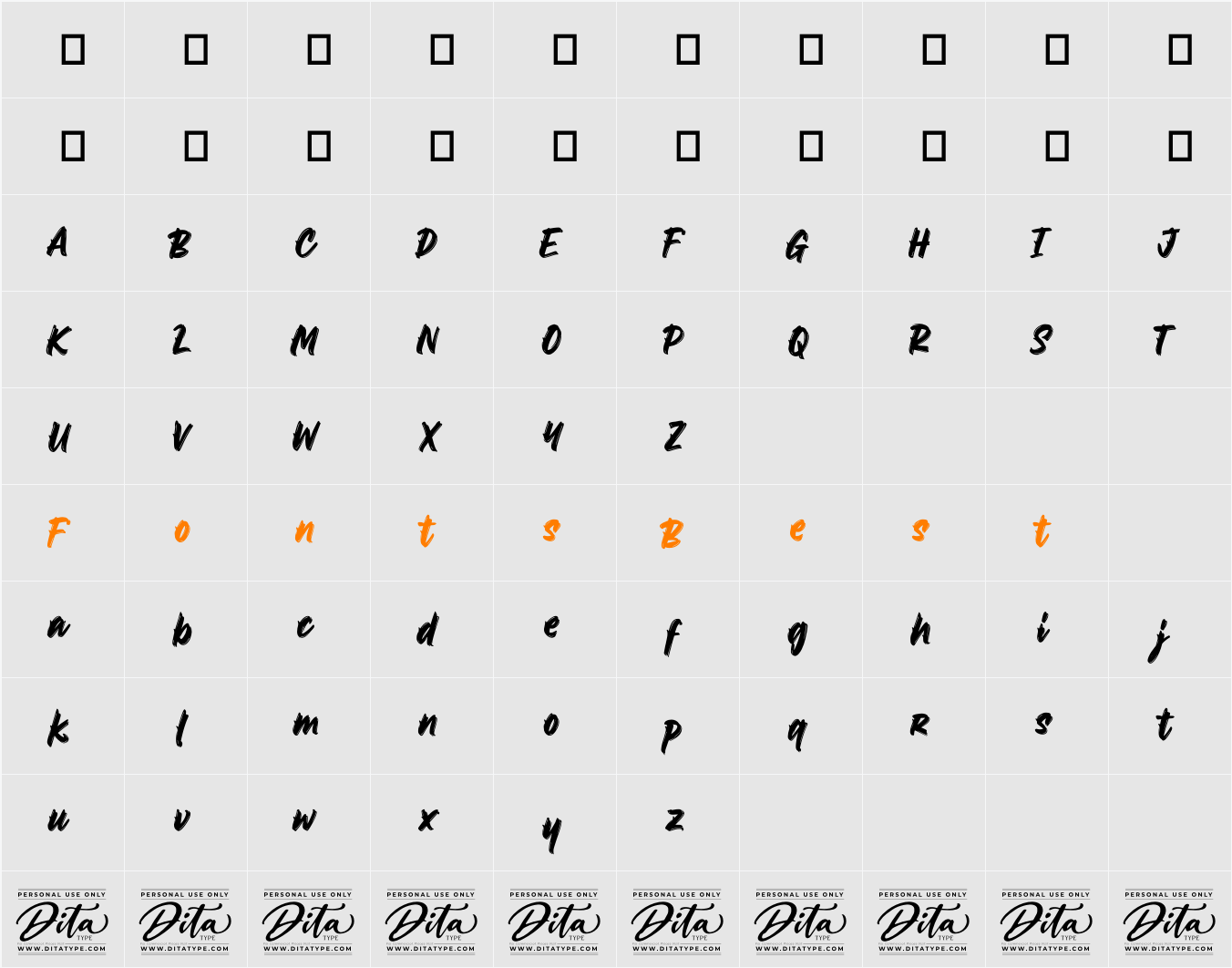 Braves Factor Character Map